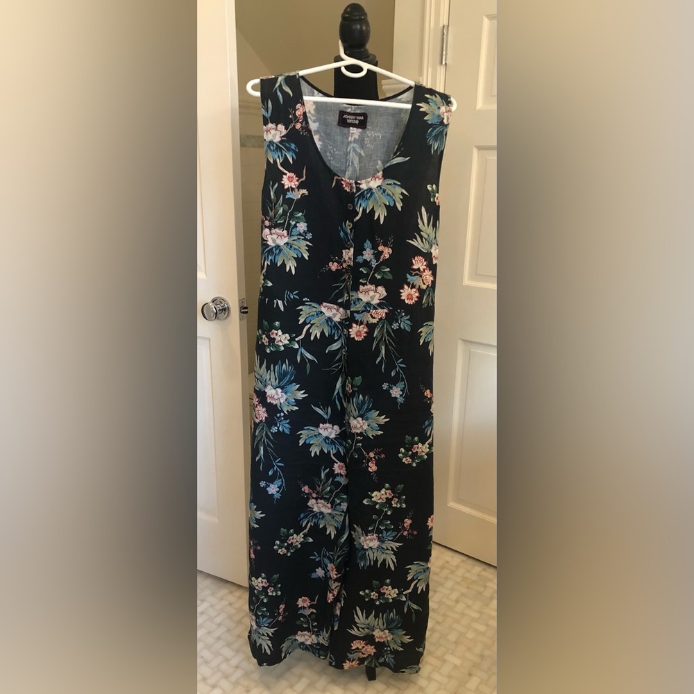 Johnny Was Workshop linen jumpsuit, size XL